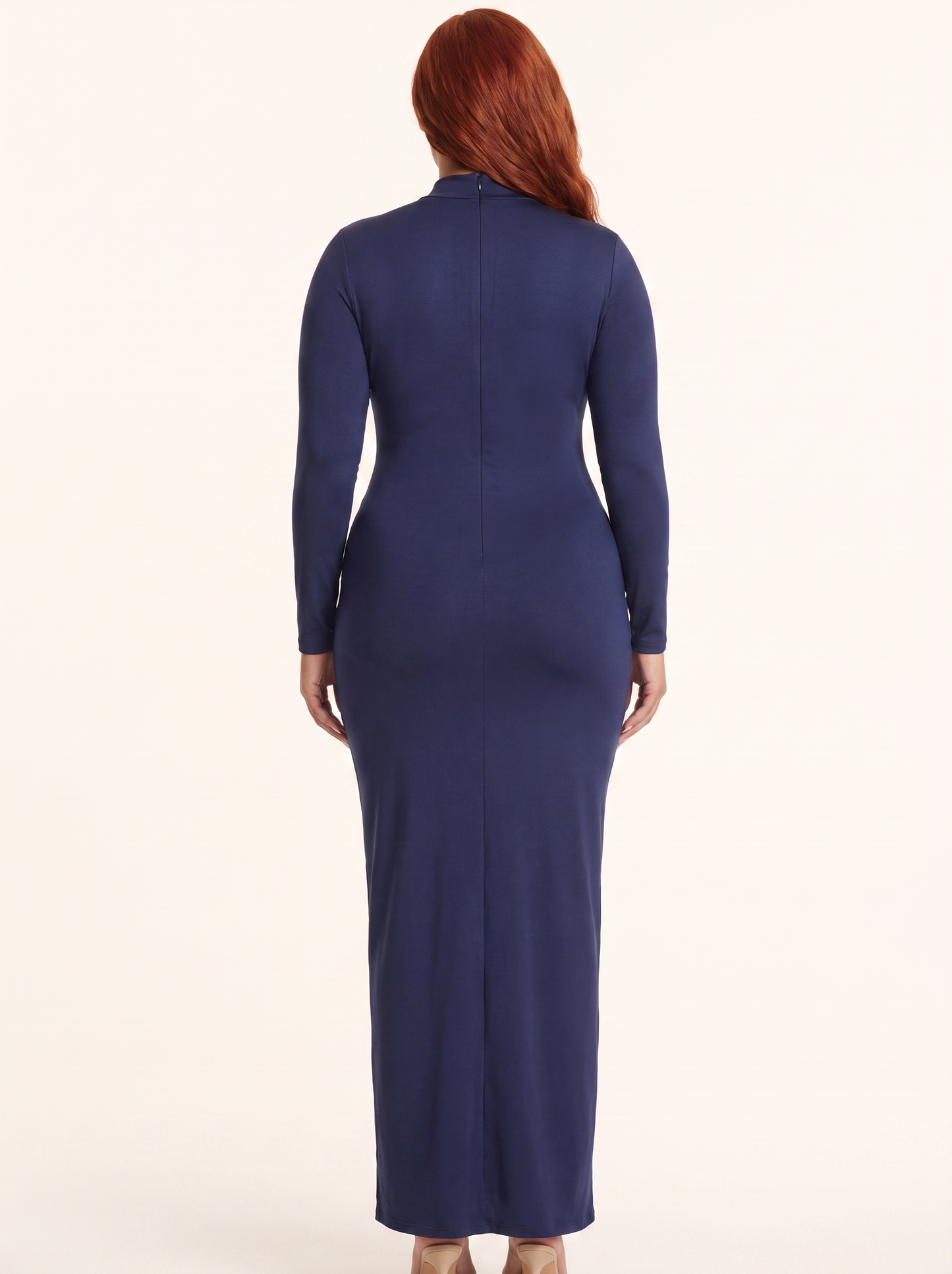 Velin Lumiere Blue seen from the back, size L